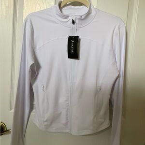 Women's  White Gym Jacket